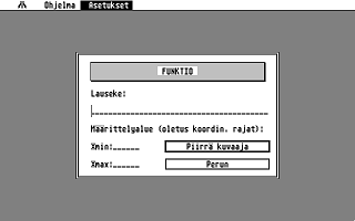 Funktionpiirto-ohjelma atari screenshot